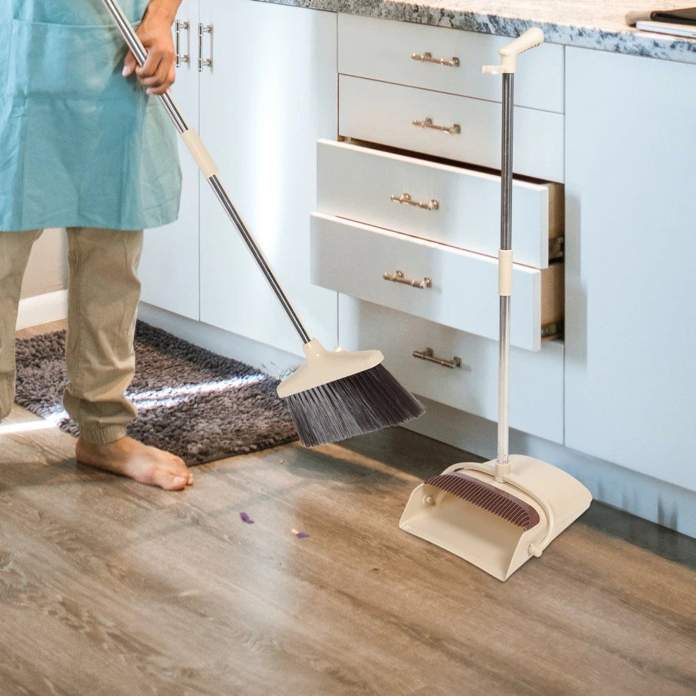 Broom Dustpan Set Office Floor Sweeper Small Brushes for Cleaning