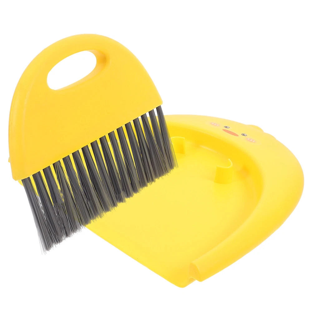 4 Sets Cleaning Broom Dustpan Table Brush Dining Table Sweeper-