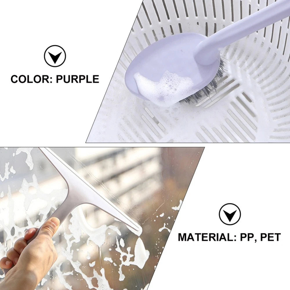 2 Pieces Broom Dustpan Child Small Cleaning Brush for Desk Handheld