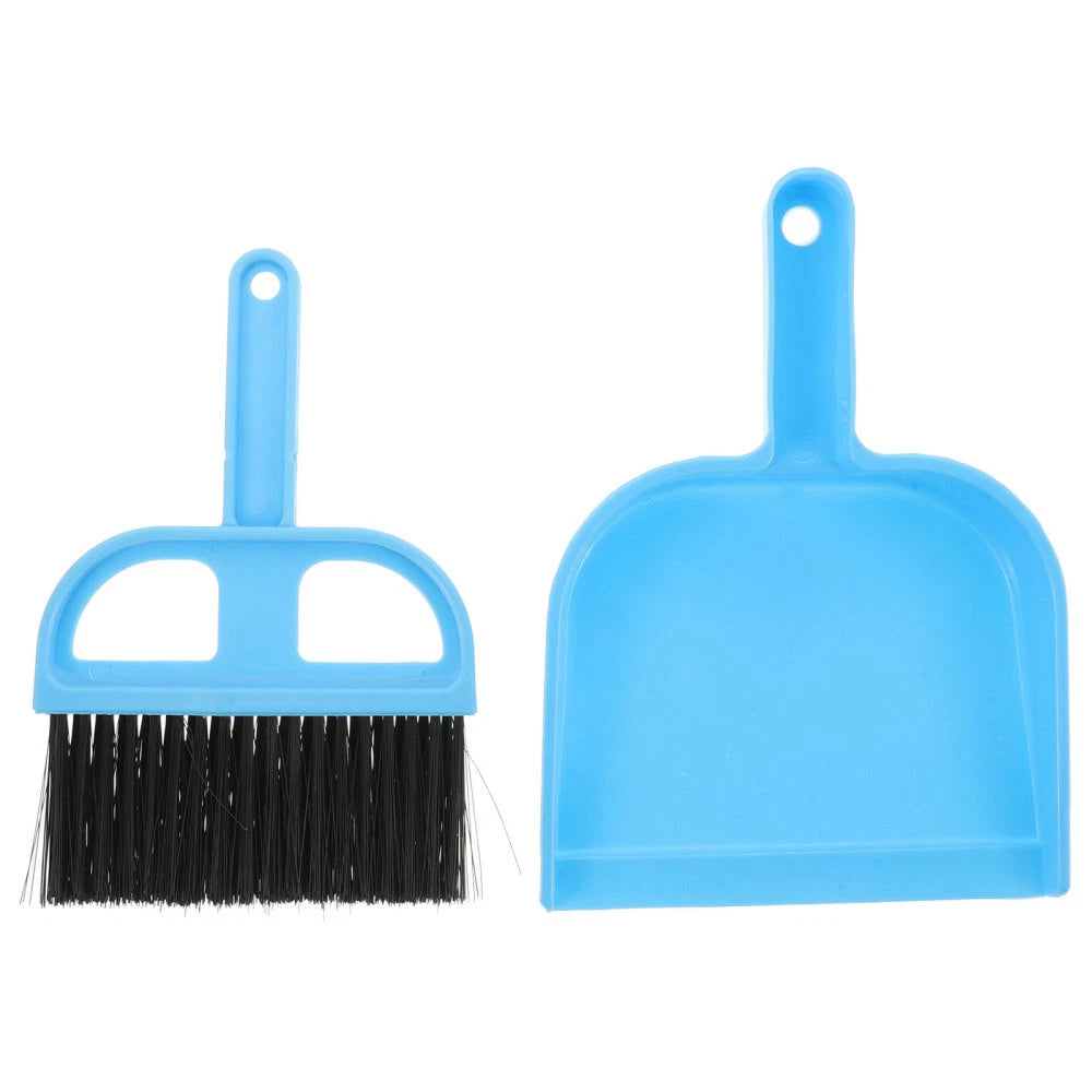 3 Sets Climb The Box and Clean Broom Travel Mini Dustpan Hamster Cleaner