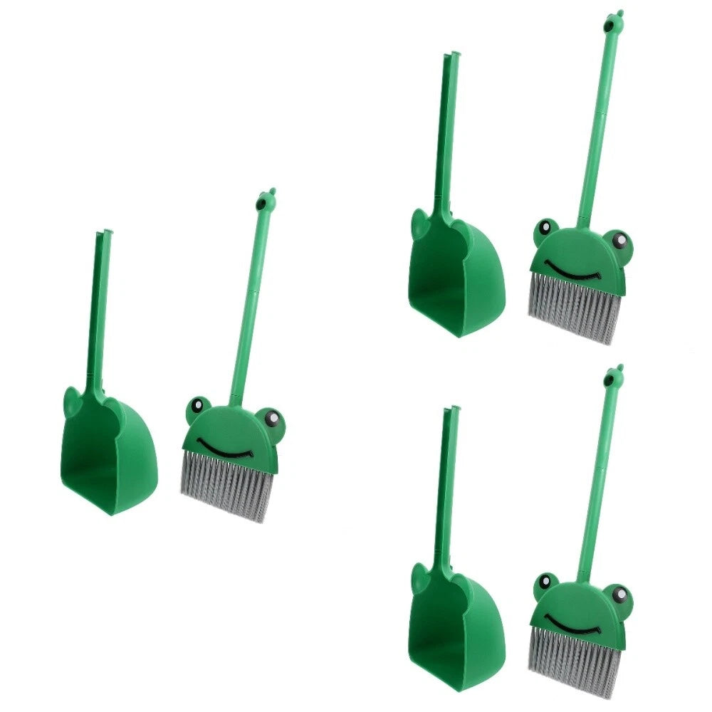 3 Sets Soft-haired Broom Child Baby Dustpan and Brush Home Kid's