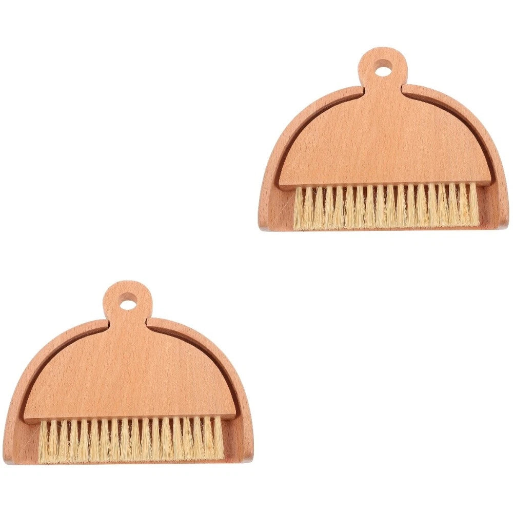 2 Sets Keyboard Cleaning Broom, Dustpan, Table Brush Set, Dining Table,-