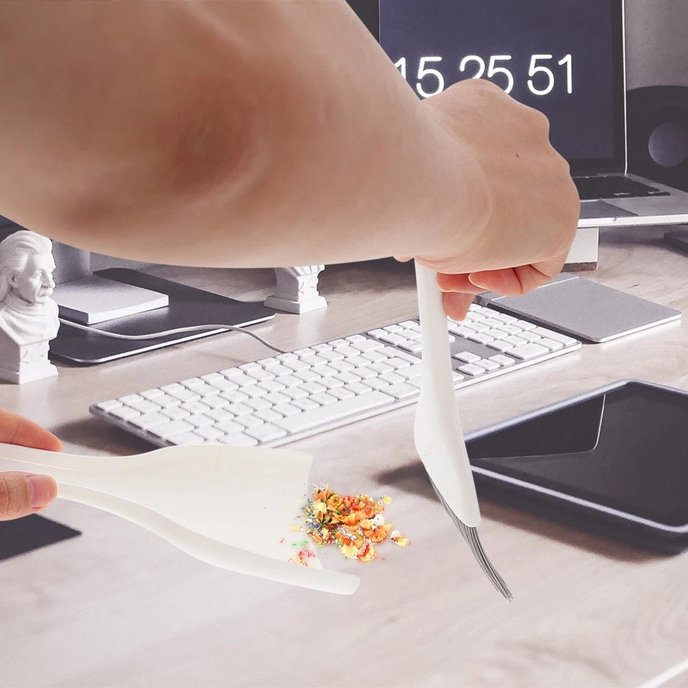 3 Sets Mini Dustpan Broom Small Hand Brush for Cleaning Gadgets Home