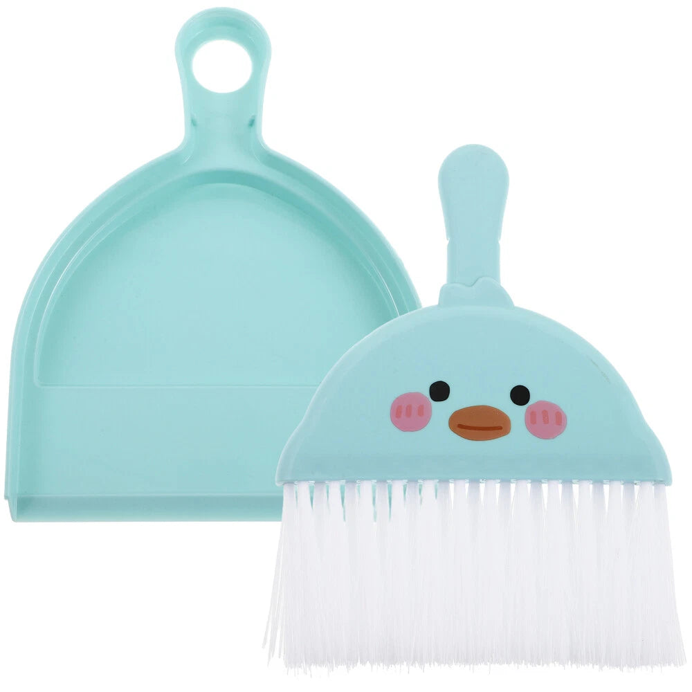 5 Sets Mini Broom Duster for Car Air Vent Small Brush and Dustpan