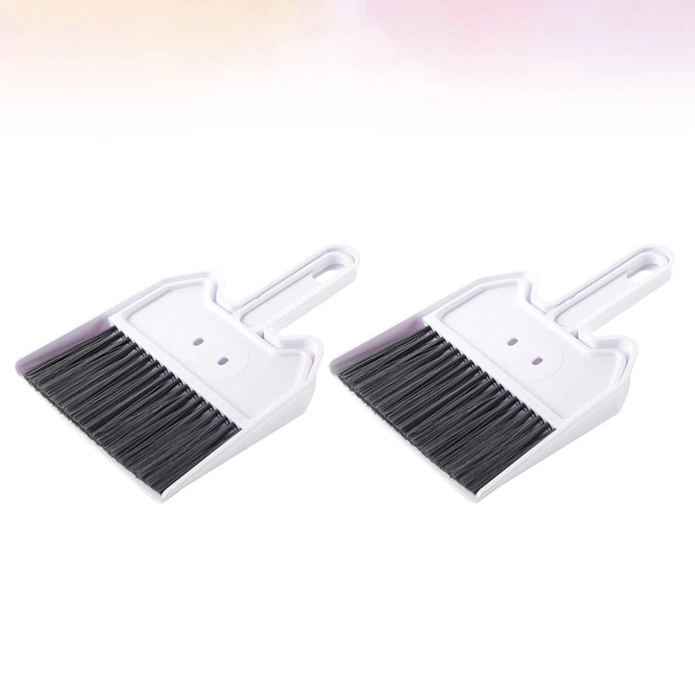 2 Sets Keyboard Cleaning Brush Child Desk Supplies Miniature Broom for