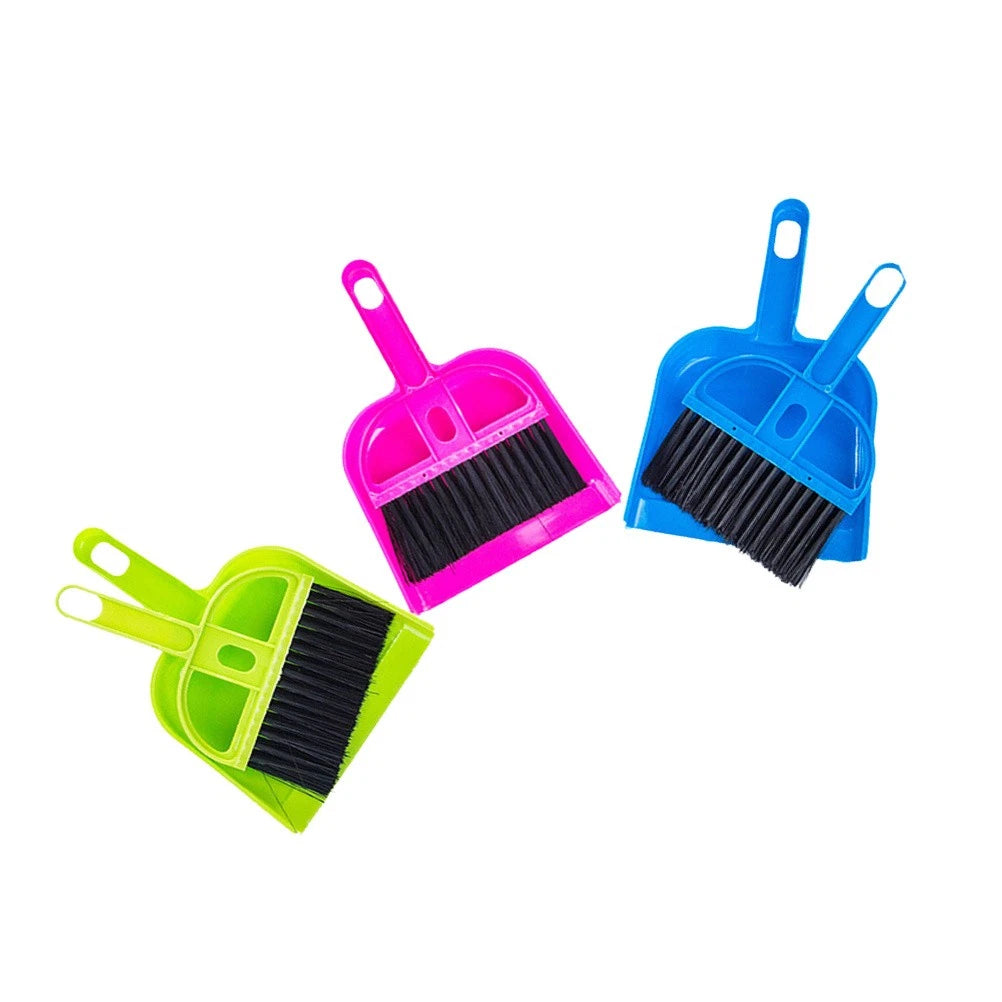 6 Sets Sweeping Brush and Dustpan Keyboard Cleaner Kit Computer Cleaning
