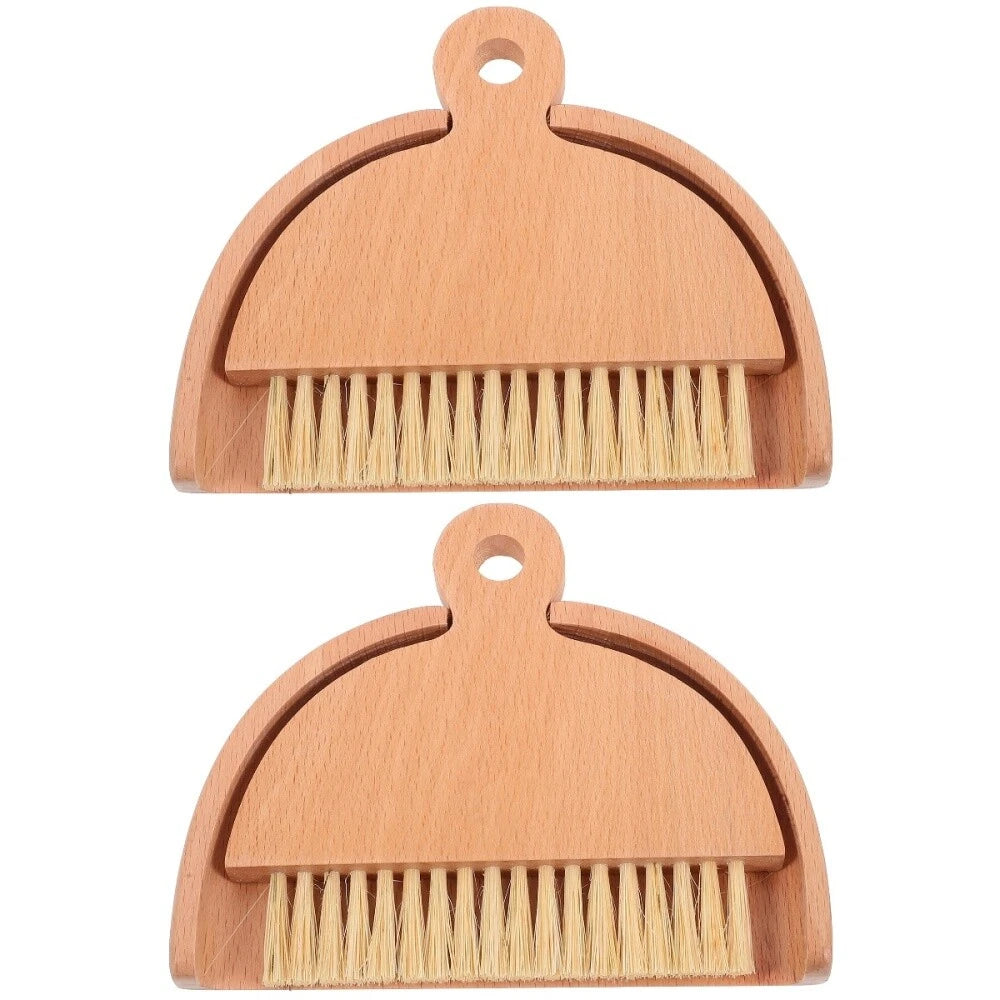 2 Sets Keyboard Cleaning Broom, Dustpan, Table Brush Set, Dining Table,-