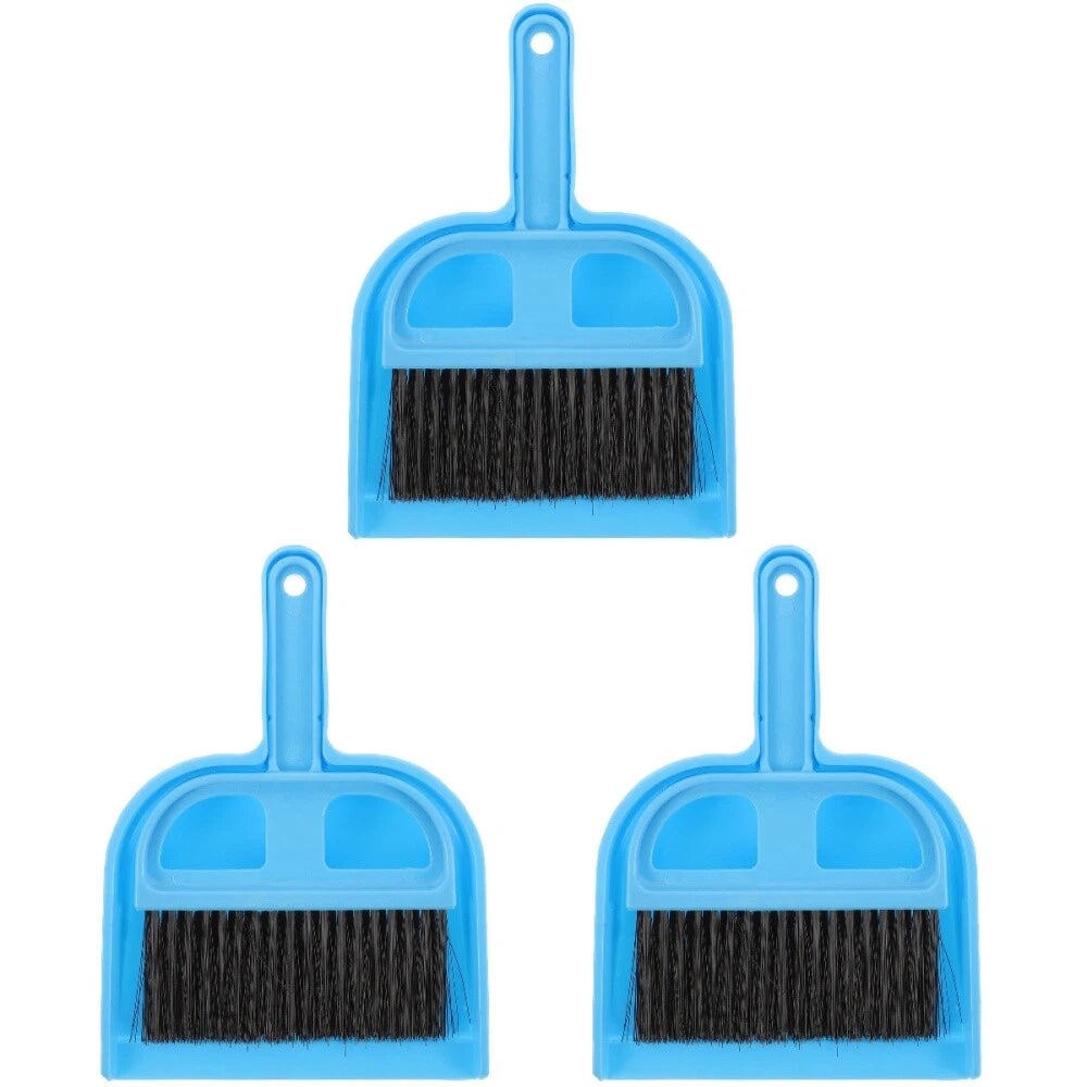 3 Sets Climb The Box and Clean Broom Travel Mini Dustpan Hamster Cleaner