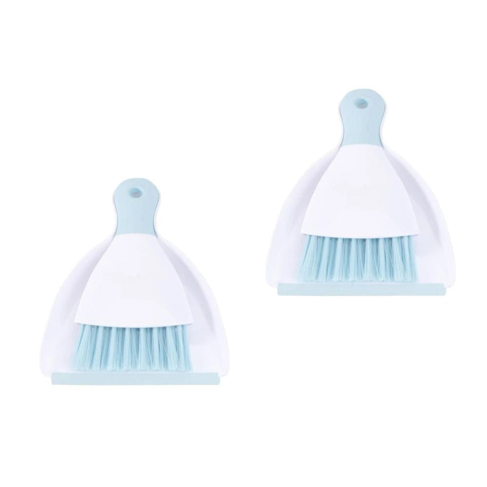 2 Pieces Convenient Small Dustpan Set Desktop Cleaner Household Supplies