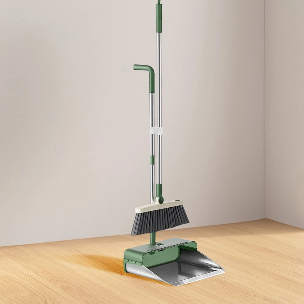 2pcs Double Pipe Clip Dustpan-Broom Coupling Clip Cleaning Set Connector