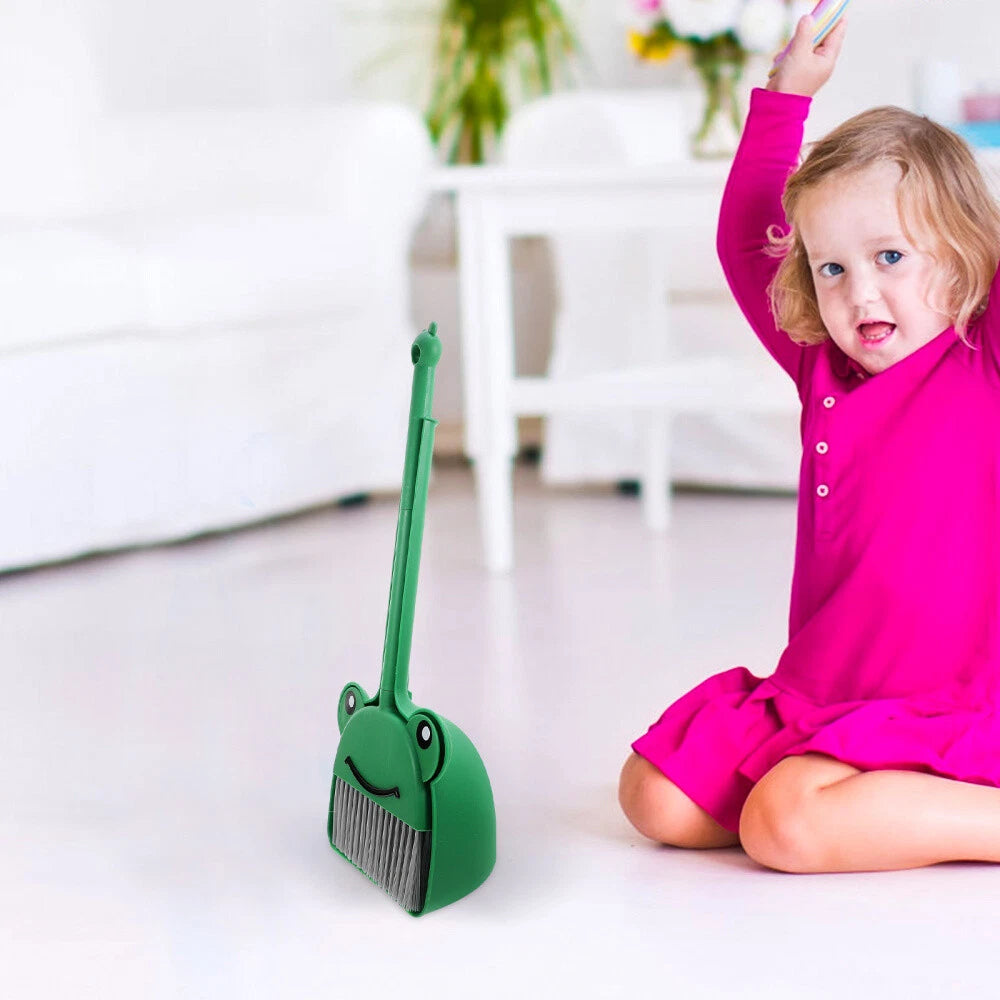 3 Sets Soft-haired Broom Child Baby Dustpan and Brush Home Kid's