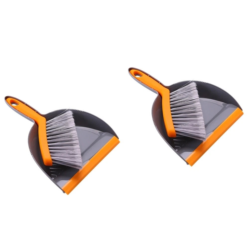 2 Count Mini Broom Set Mini Cleaning Brush Hand Broom And Dustpan-