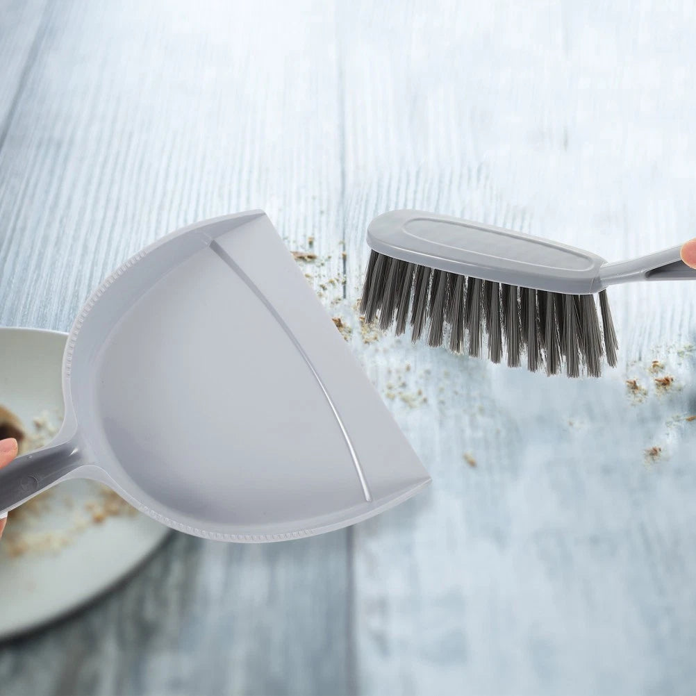 5Pcs Mini Desktop Sweep Cleaning Brush Small Broom Dustpan Set for Home Office