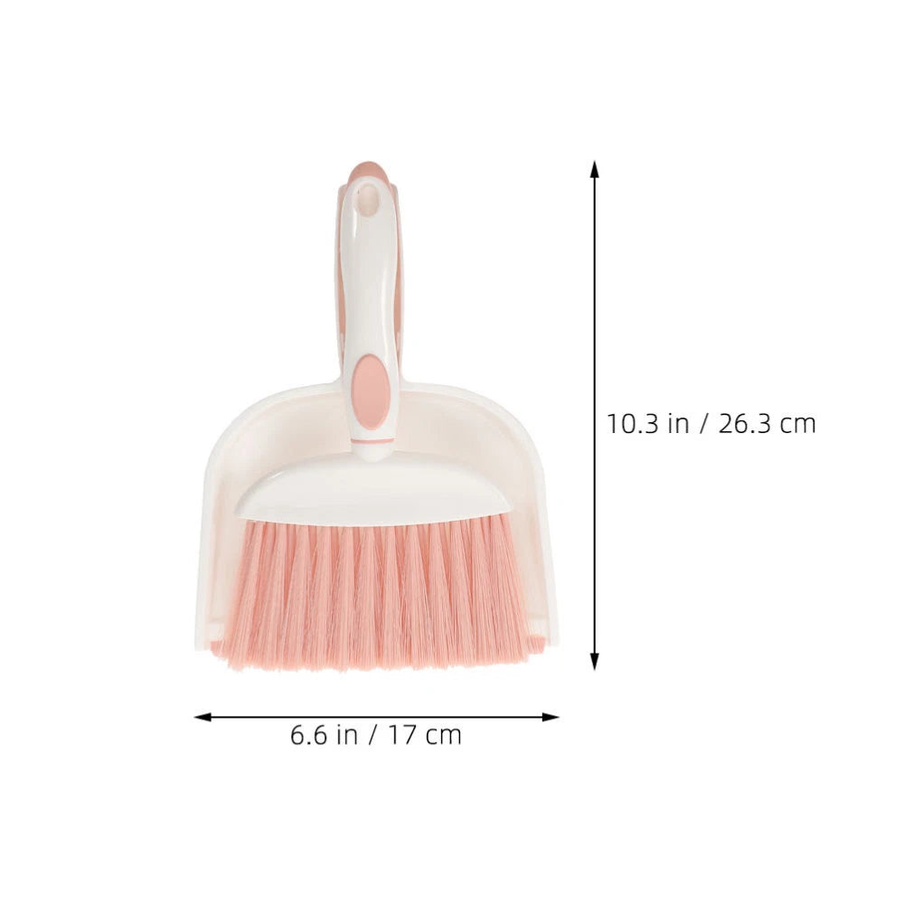 2 Sets Small Broom, Dustpan Set, Table Broom, Broom, Brush and-