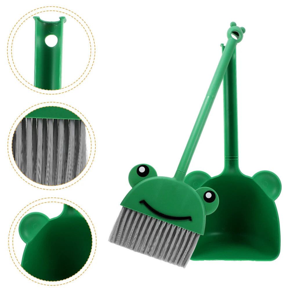 3 Sets Soft-haired Broom Child Baby Dustpan and Brush Home Kid's
