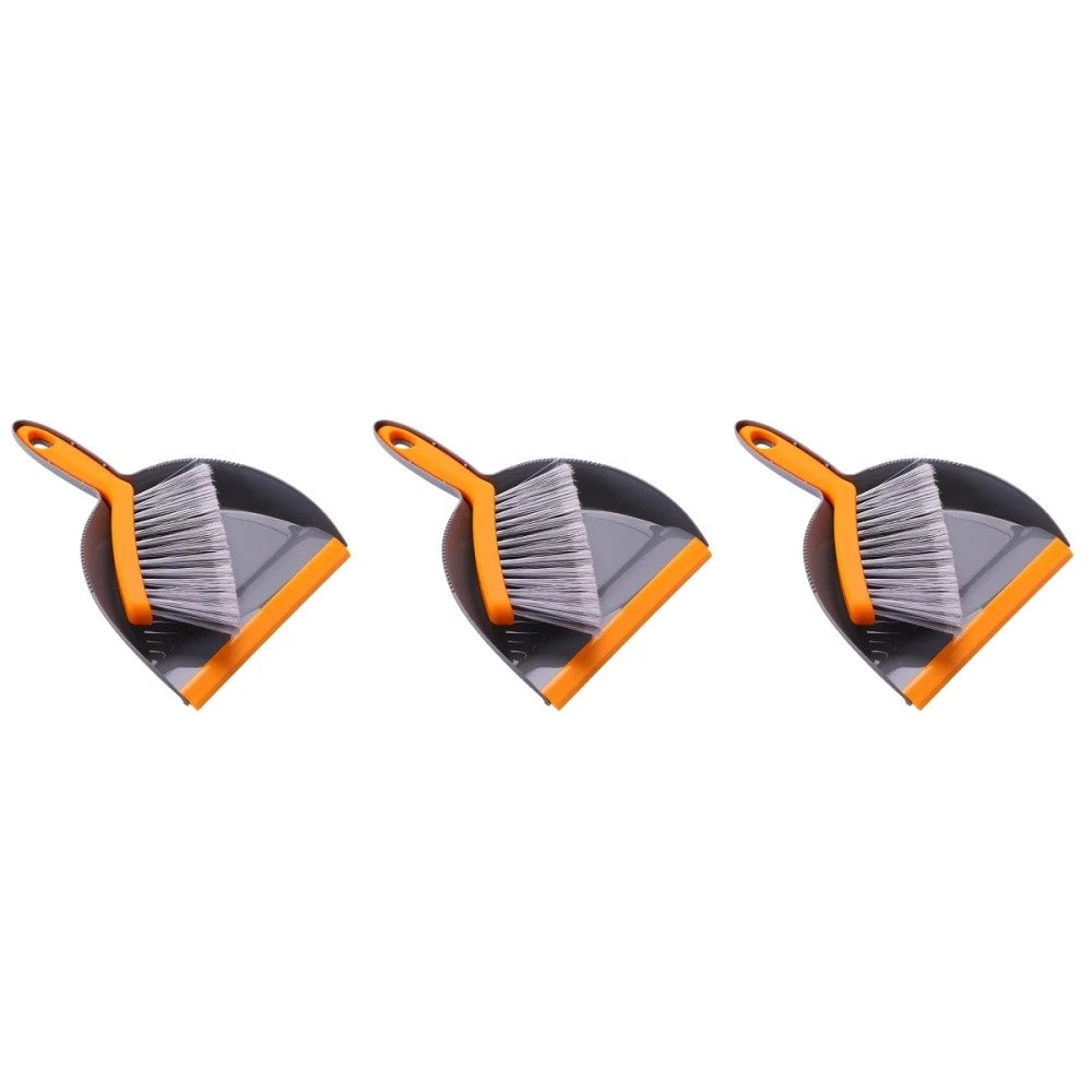 3 Pieces Mini Broom Set Dust Pan and Brushes Desktop Dustpan Small