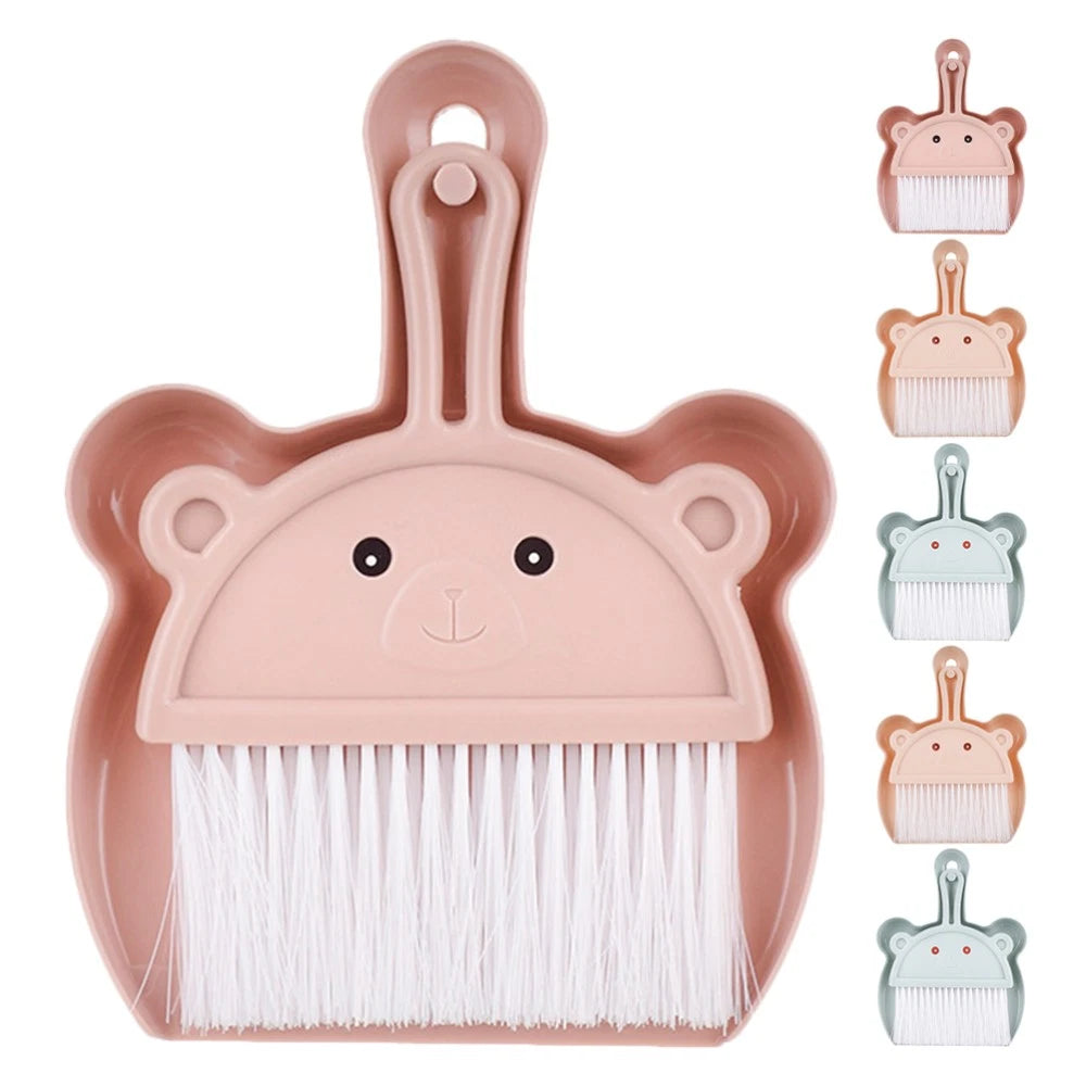 6 Sets Desktop Cleaning Broom Mini and Dustpan Keyboard Brush Cleaner