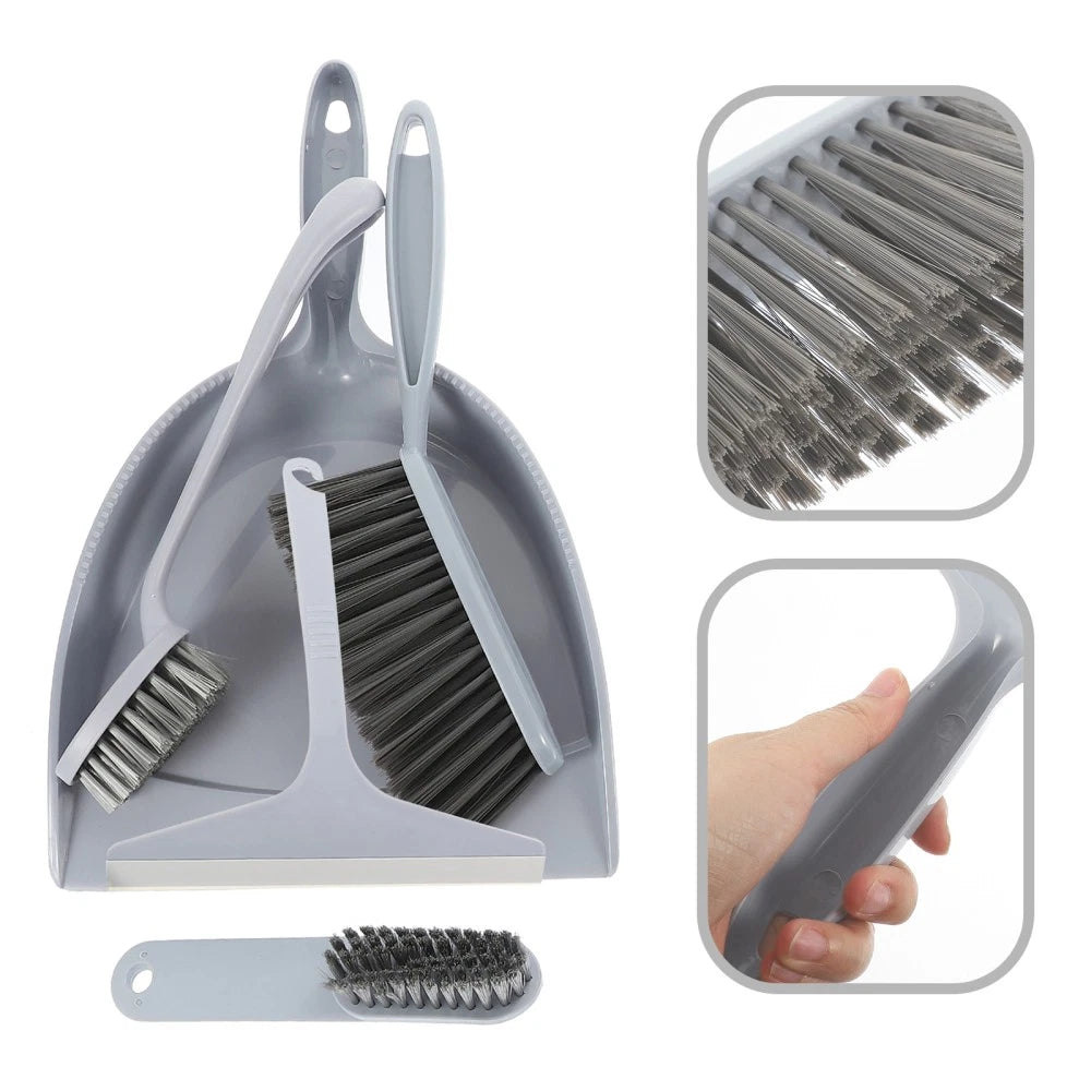 5 Pcs Broom Dustpan Child Small Mini Hand Cleaning Brush for Desk