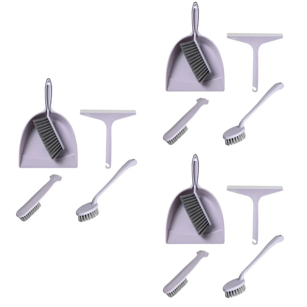 3 PCS Broom Dustpan Child Small Cleaning Brush for Desk Mini Hand Brushes