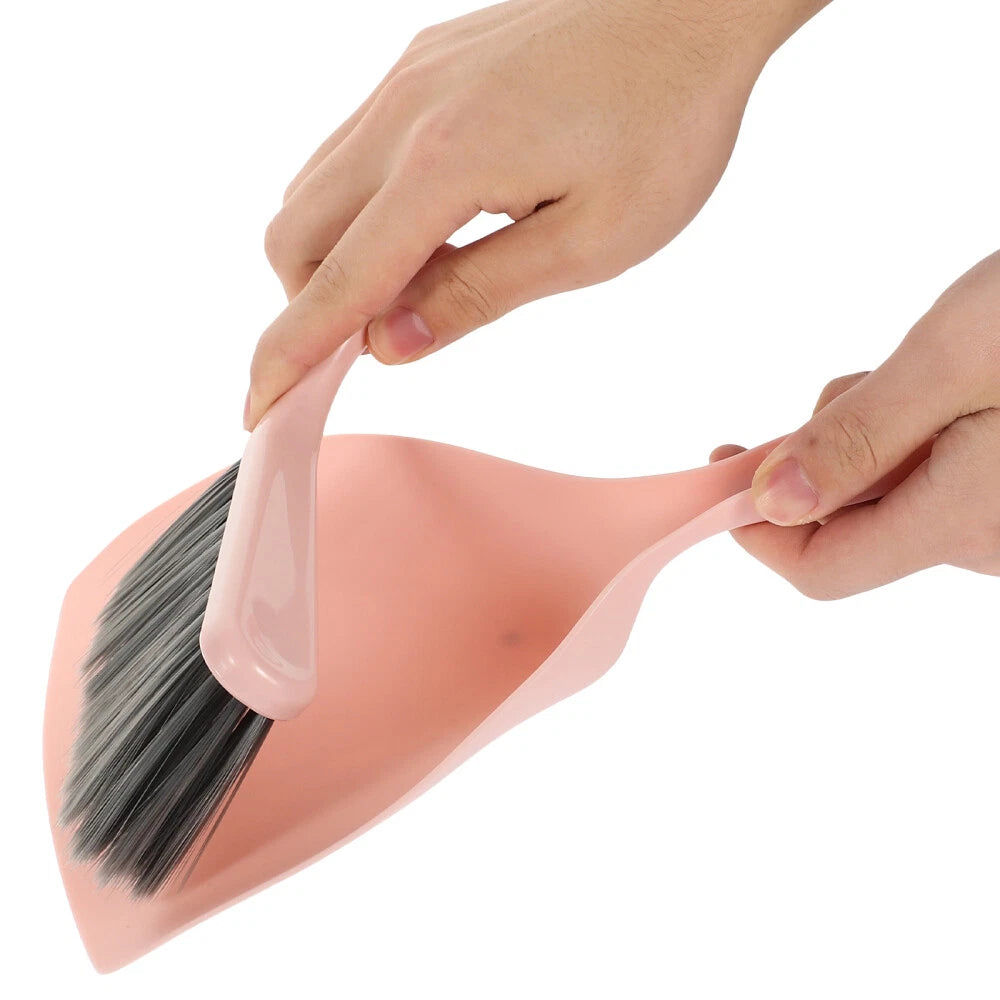 4 Sets Desktop Cleaning Broom Dustpan and Brush Multi-function Mini
