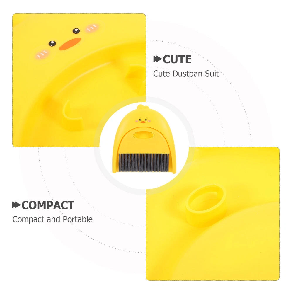 4 Sets Cleaning Broom Dustpan Table Brush Dining Table Sweeper-