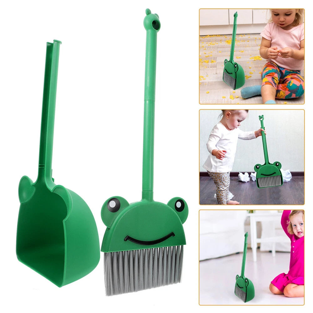 3 Sets Soft-haired Broom Child Baby Dustpan and Brush Home Kid's