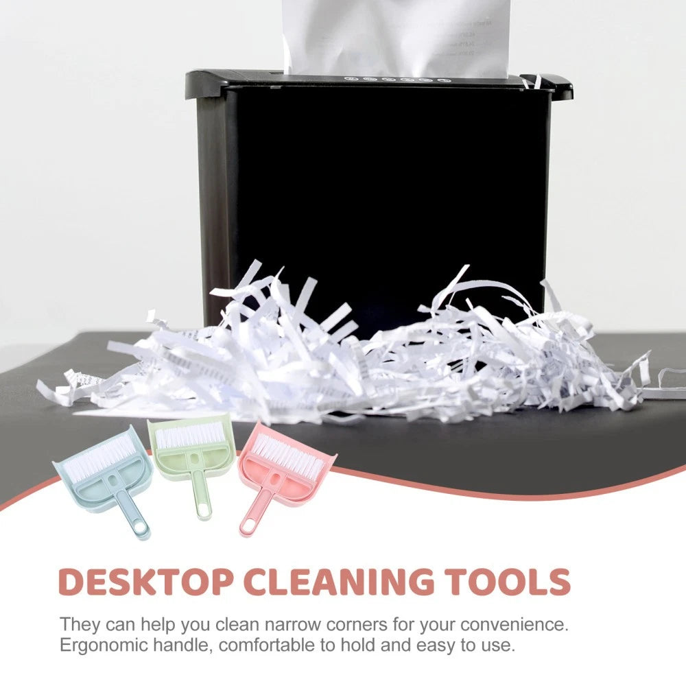 6 Sets Cleaning Artifact Set Broom With Shovel Kids Broom Dustpan-