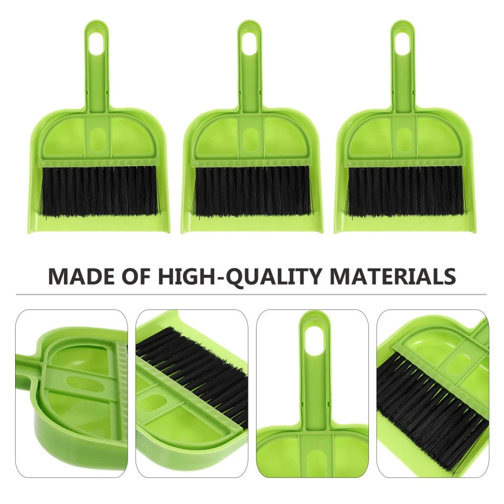 4 PCS Cleaning Brush Set Child Gadgets for Home Dustpan and Broom