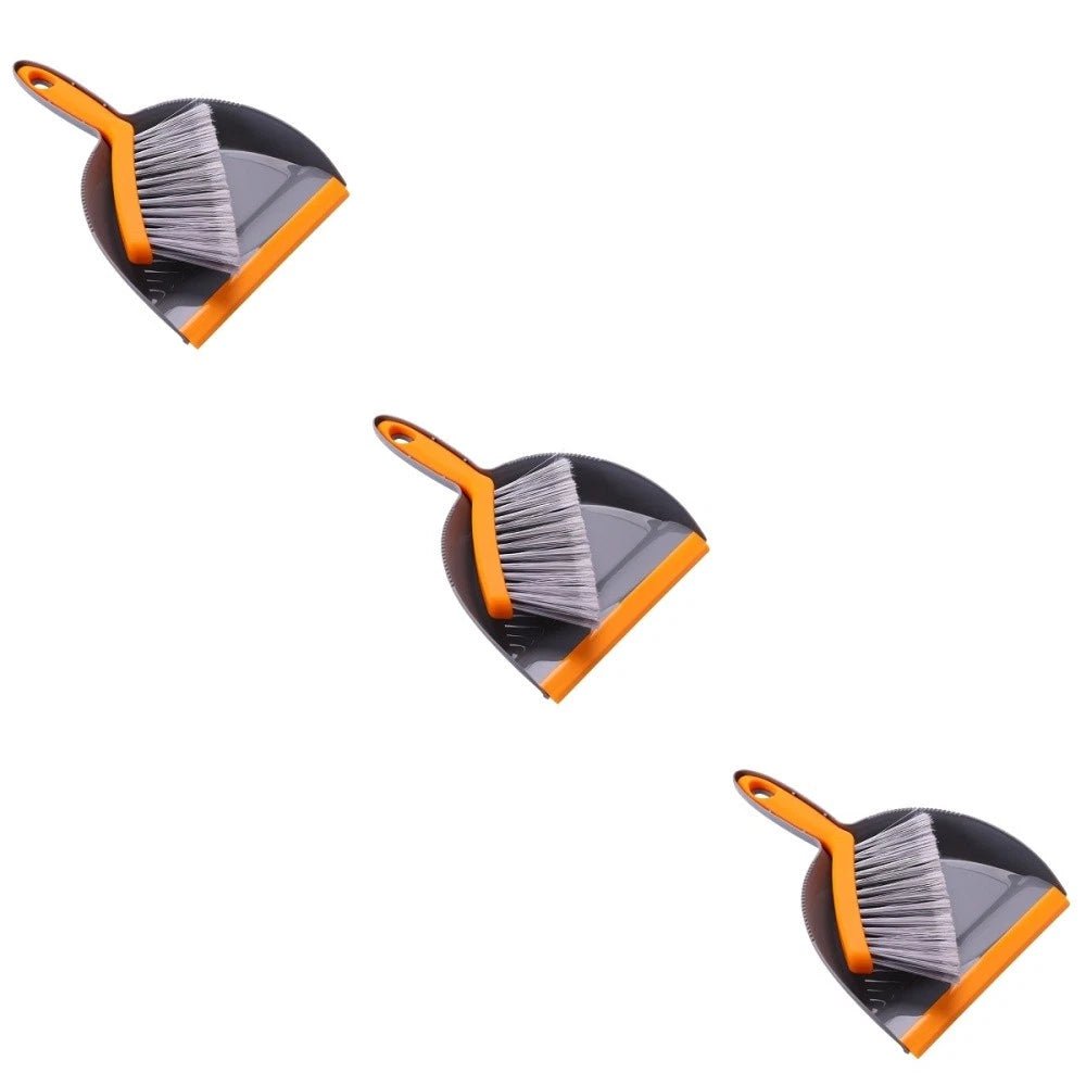 3 Count Mini Broom Set Small Dust Broom Desk Sweeper-