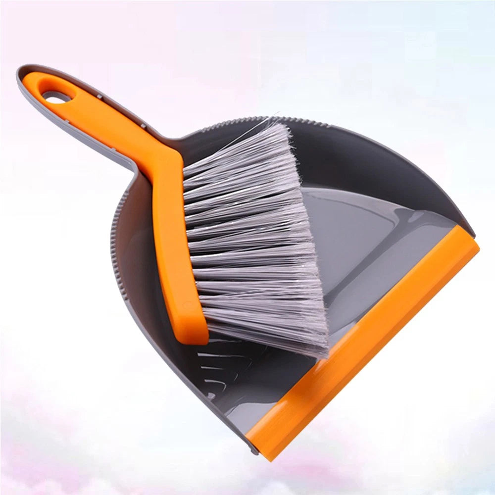 2 Count Mini Broom Set Mini Desk Broom Desktop Cleaning Brush-