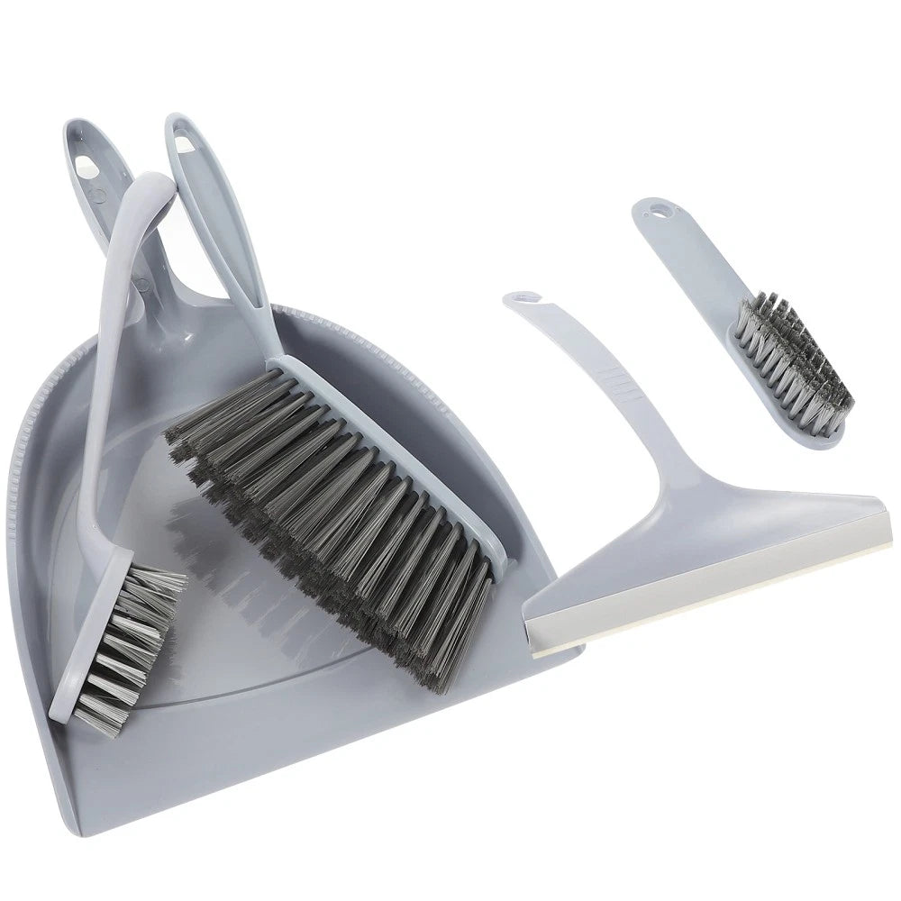 5 Pcs Broom Dustpan Child Small Mini Hand Cleaning Brush for Desk
