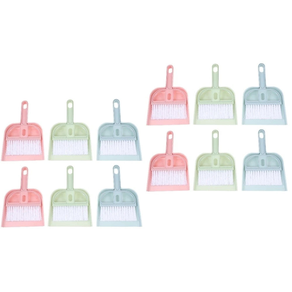 6 sets cleaning artifact set children's broom dustpan brush-