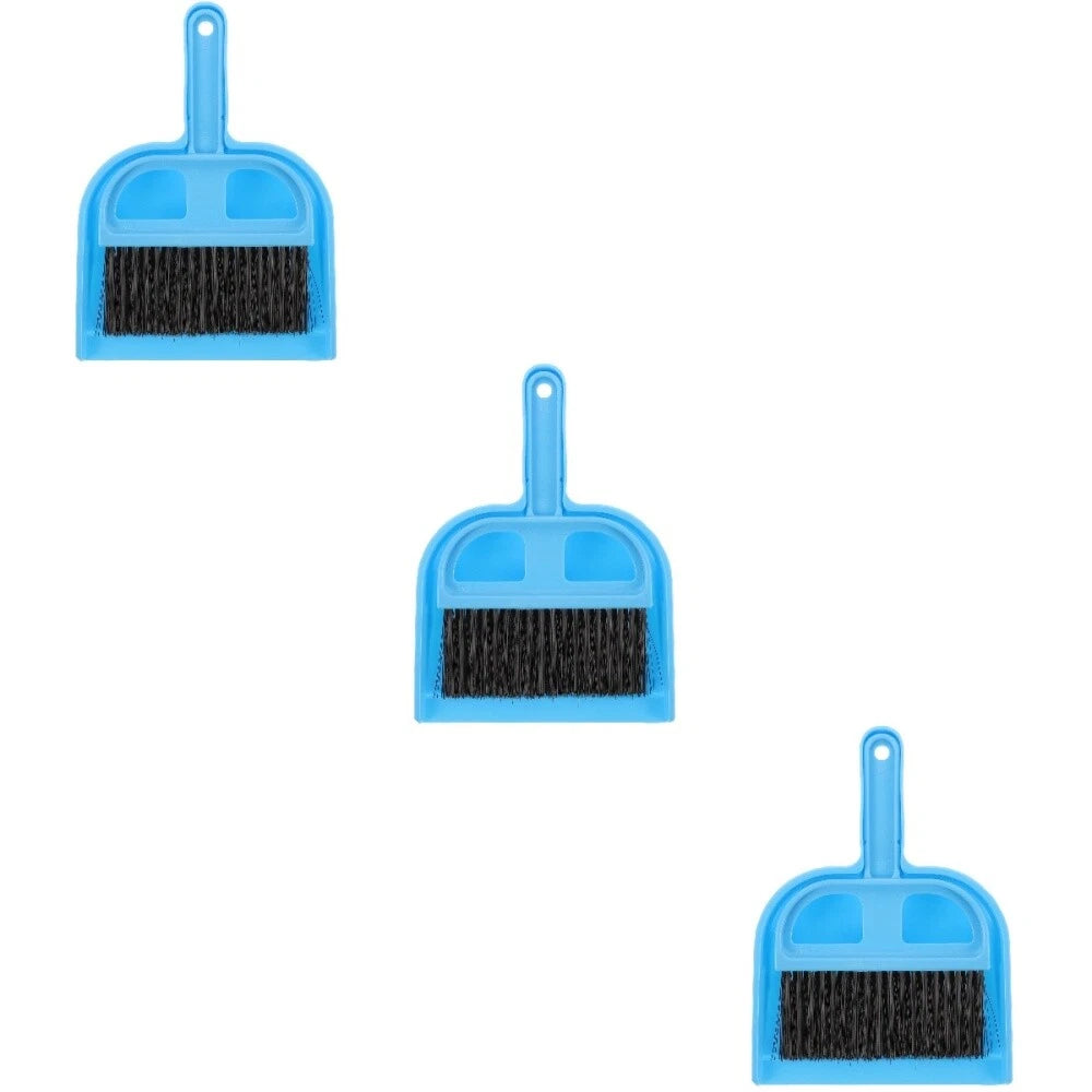 3 Sets Climb The Box and Clean Broom Travel Mini Dustpan Hamster Cleaner
