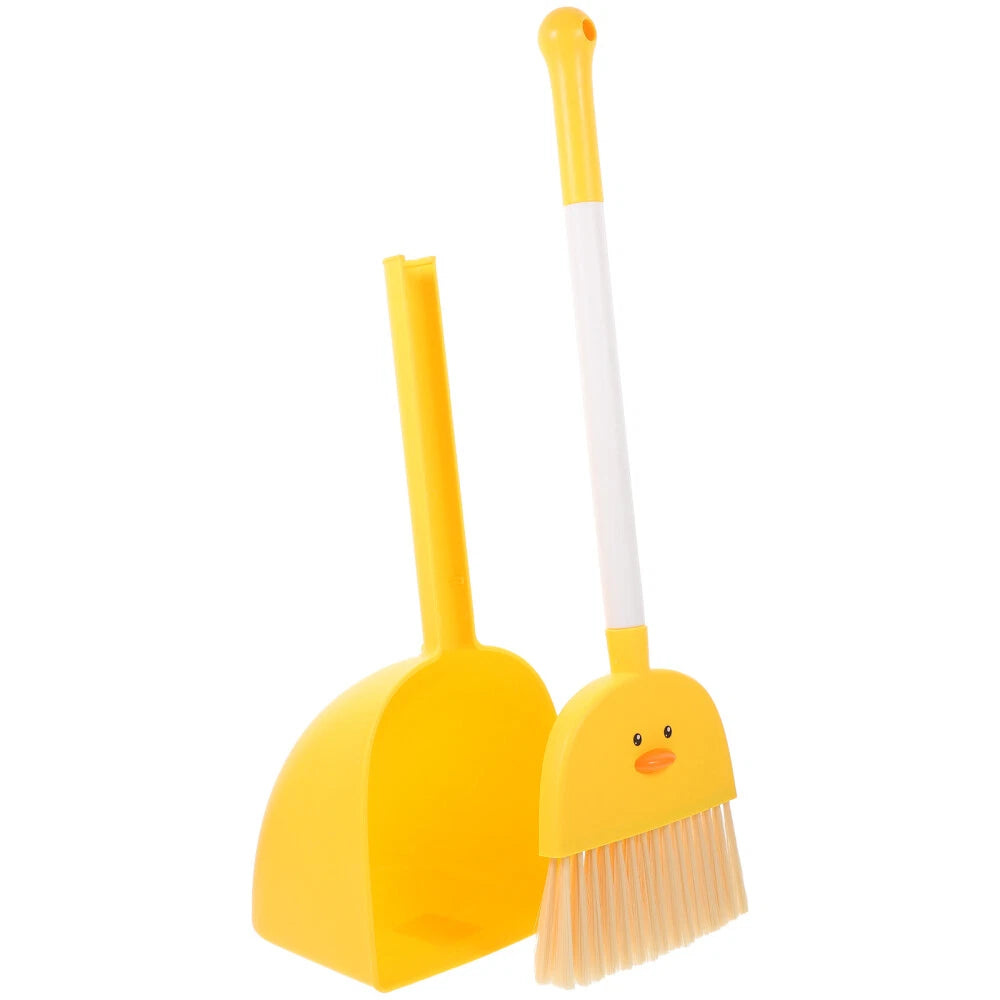 4 Sets Children's Broom and Dustpan Baby Kids Childrens Brush Kit