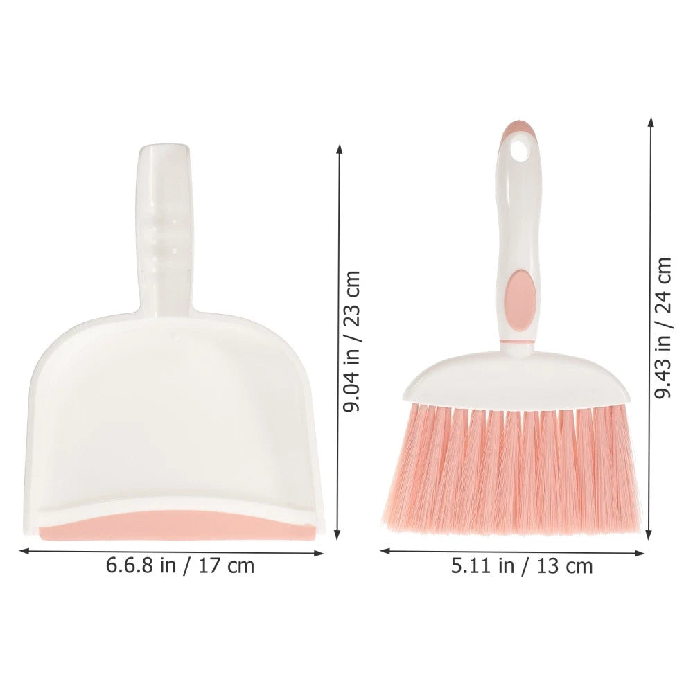 3 Sets Cleaning Kit Toddler Floor Dust Brush Mini Hand Broom Dustpan
