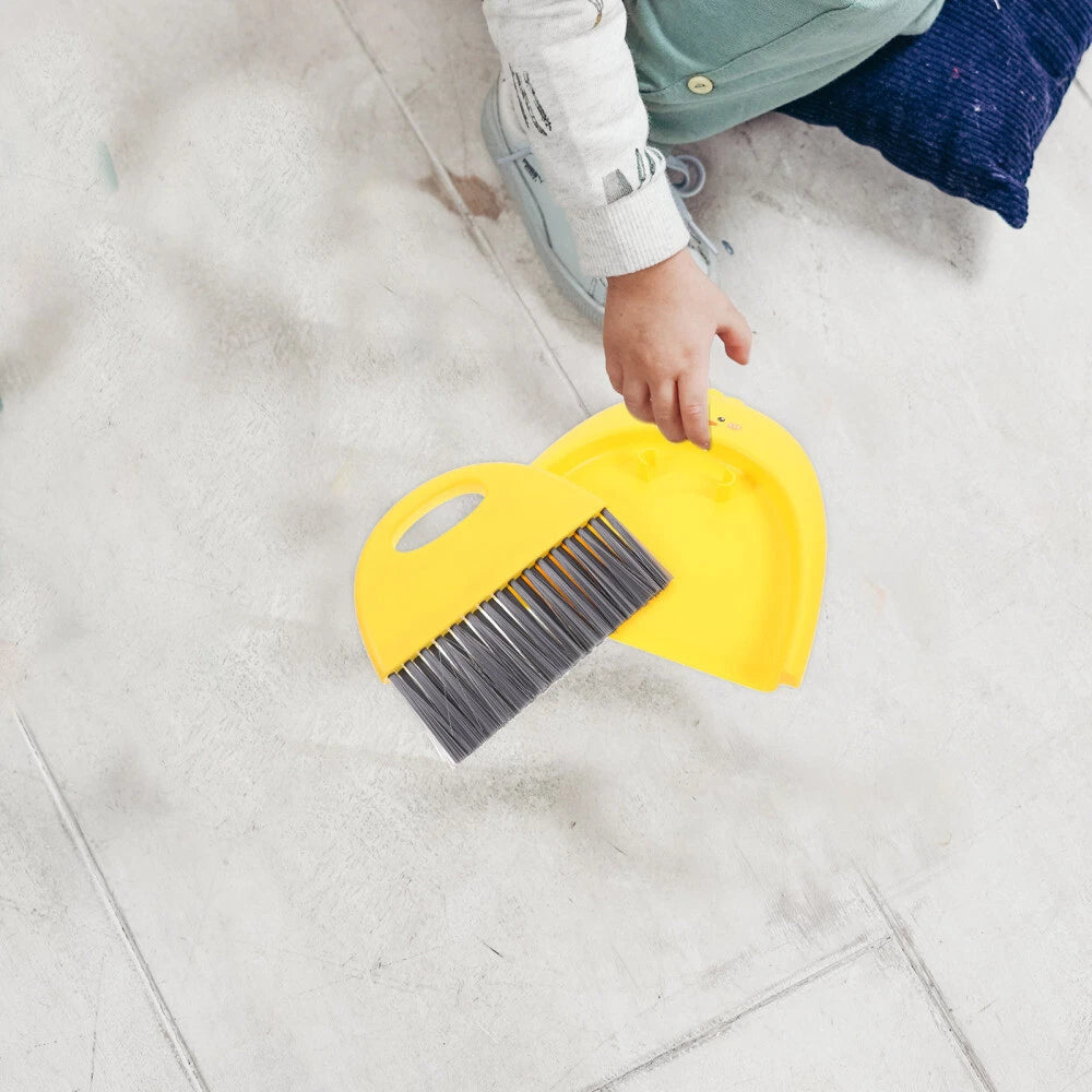 4 Sets Cleaning Broom Dustpan Table Brush Dining Table Sweeper-