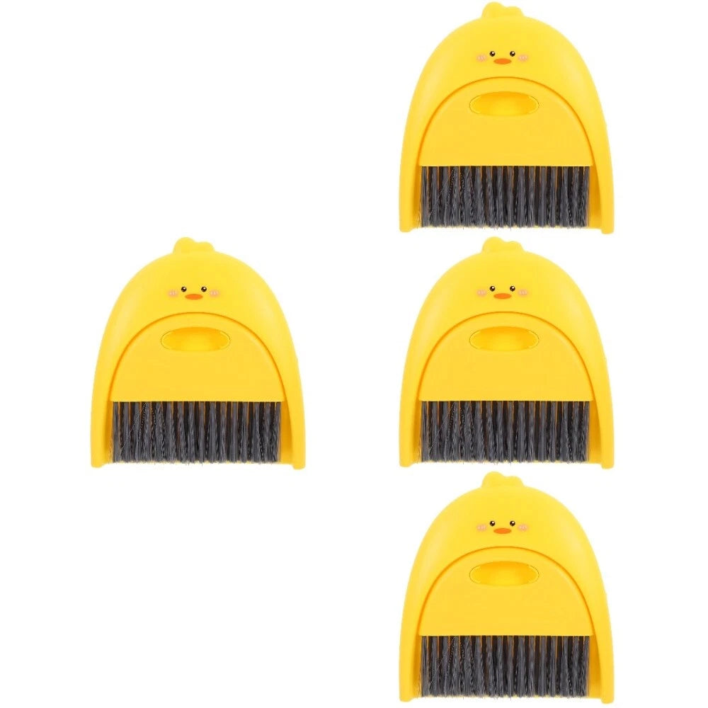 4 Sets Cleaning Broom Dustpan Table Brush Dining Table Sweeper-