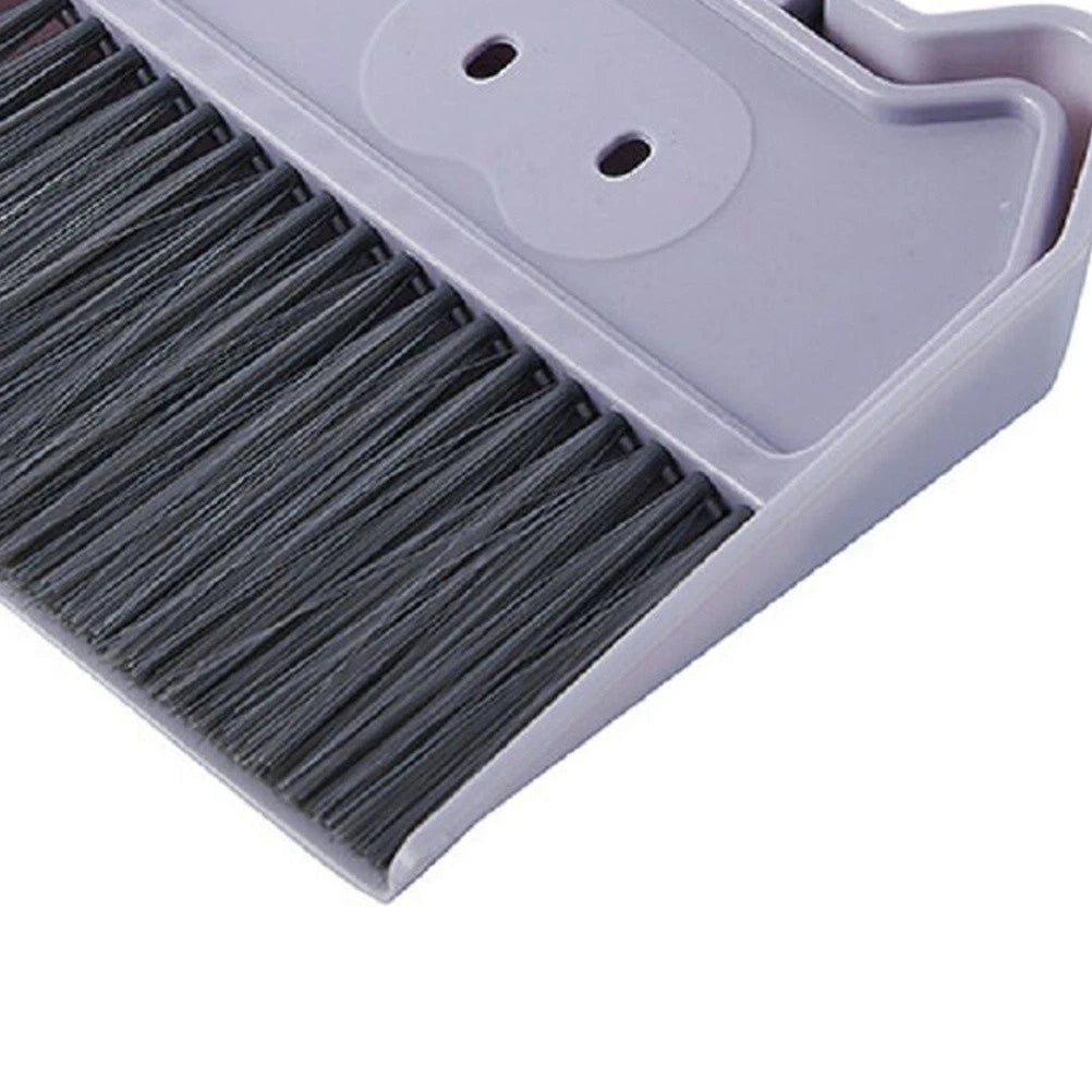2 Sets Keyboard Cleaning Brush Desktop Dust Removal Mini Broom Dustpan