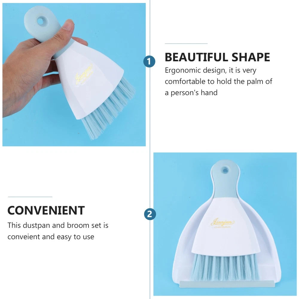 3 Count Convenient Small Dustpan Set Household Supplies Cleaning