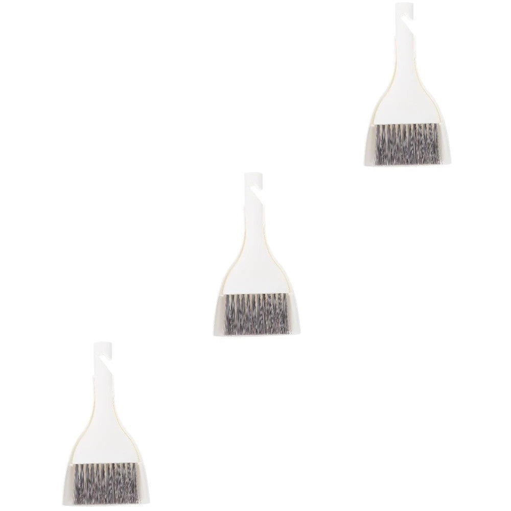 3 Sets Mini Dustpan Broom Desktop Small Cleaner House Cleaning Tools Tabletop