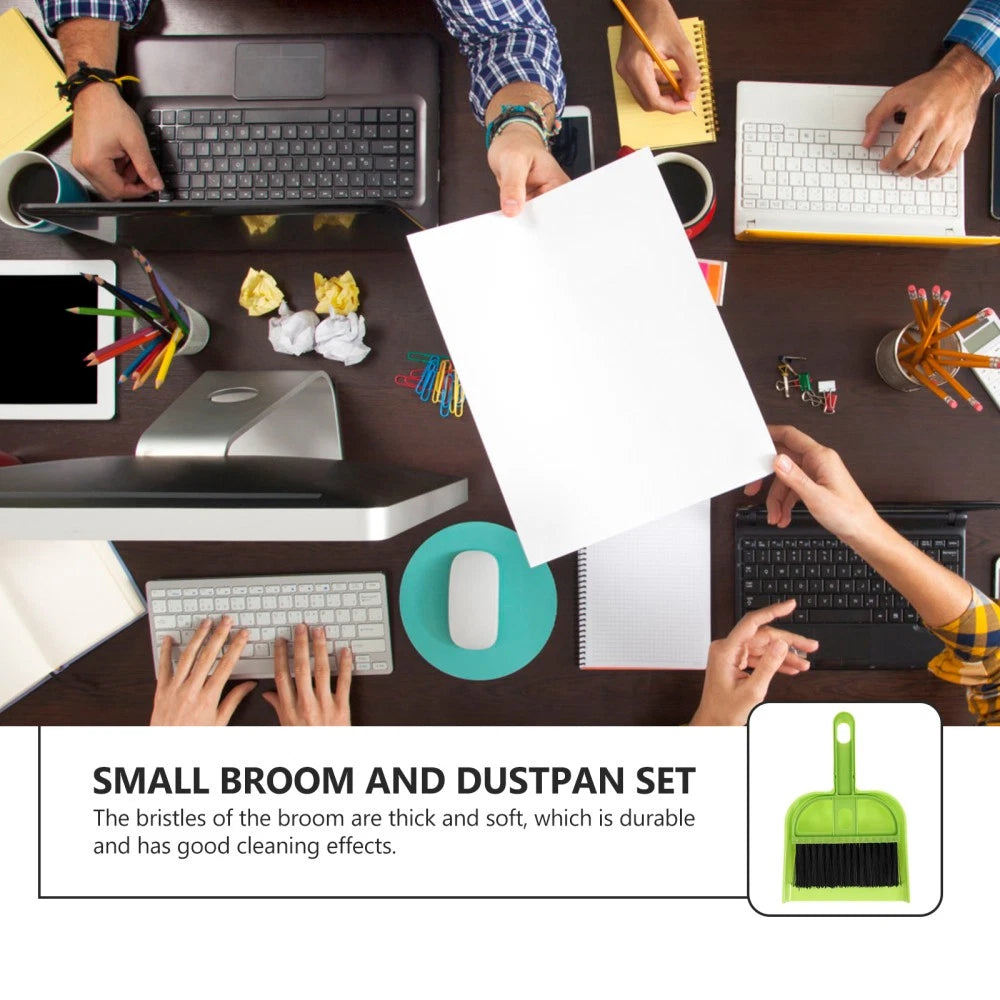 4 PCS Cleaning Brush Set Child Gadgets for Home Dustpan and Broom