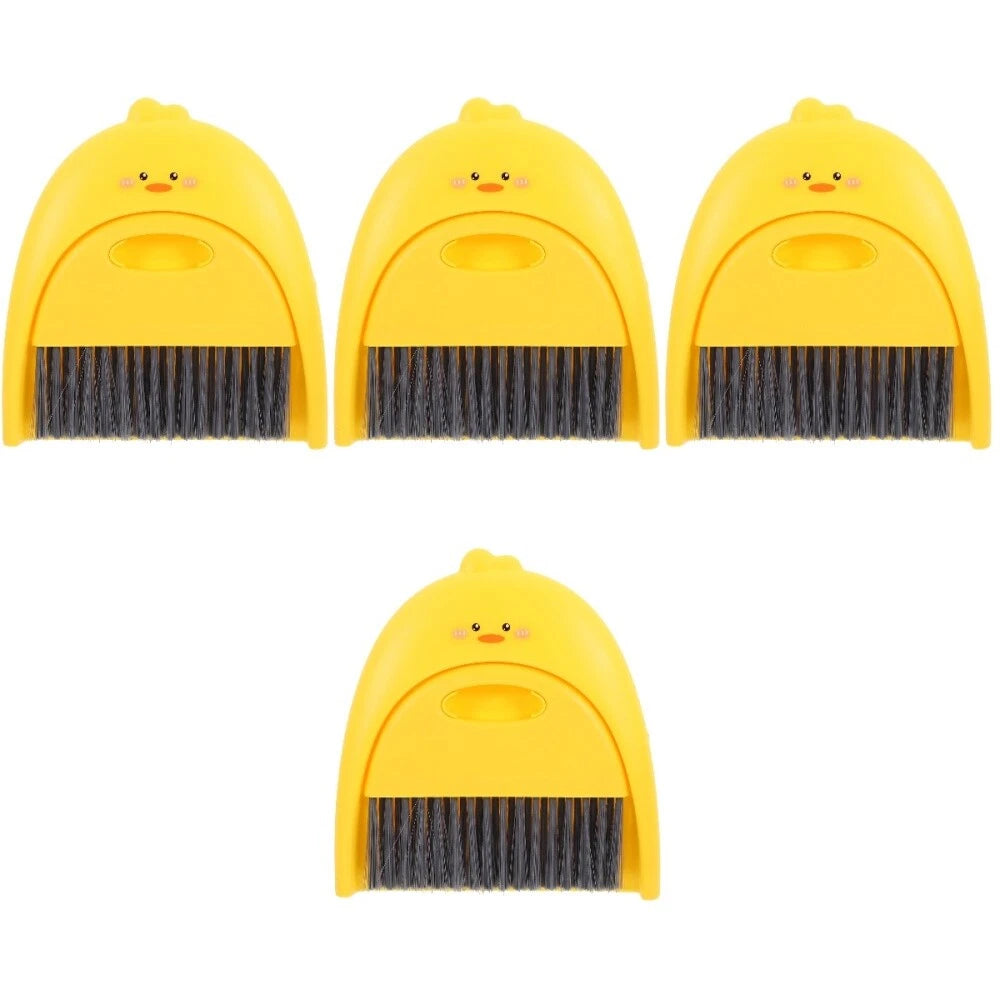 4 Sets Cleaning Broom Dustpan Table Brush Dining Table Sweeper-