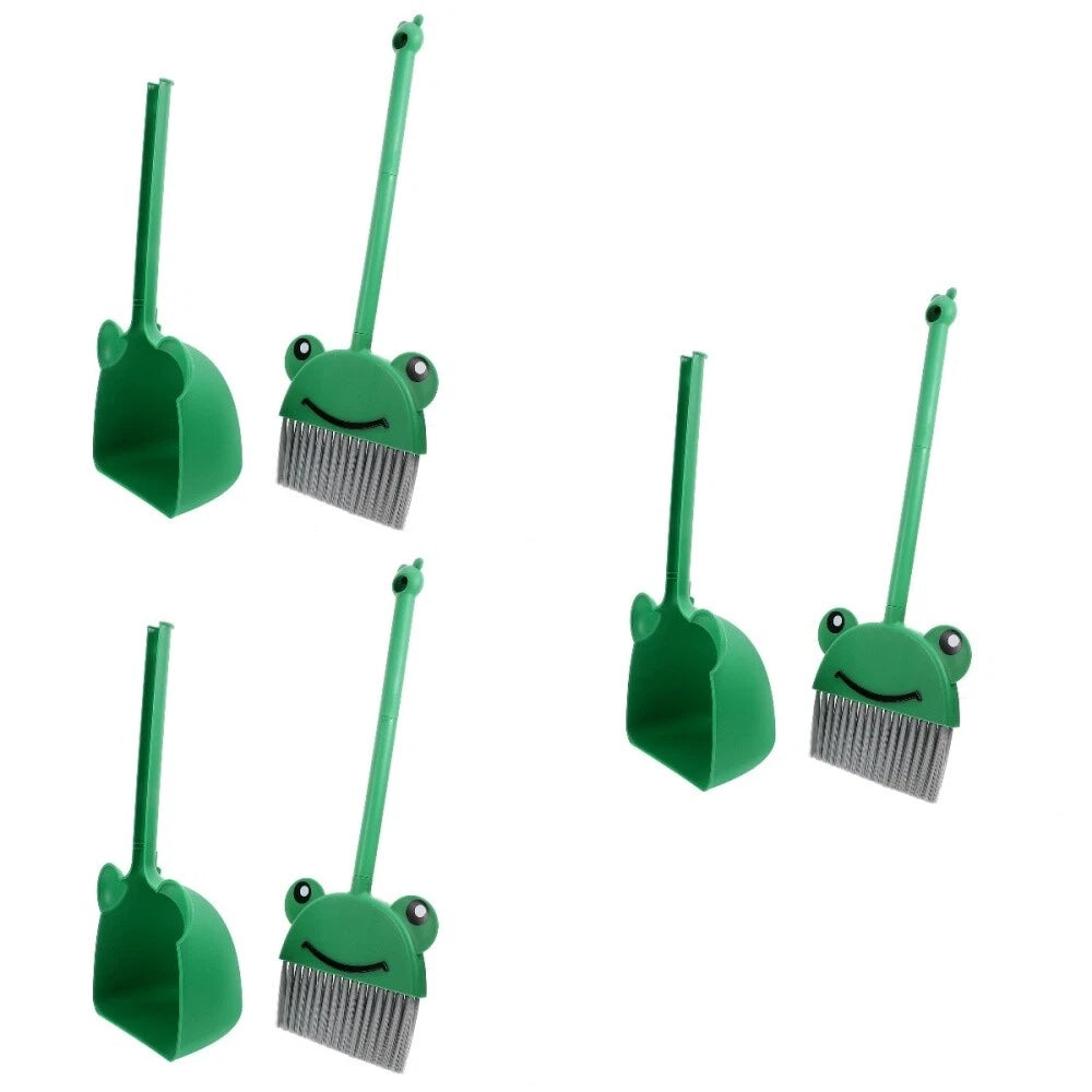 3 Sets Soft-haired Broom Child Baby Dustpan and Brush Home Kid's