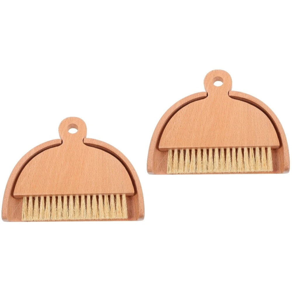 2 Sets Keyboard Cleaning Broom, Dustpan, Table Brush Set, Dining Table,-