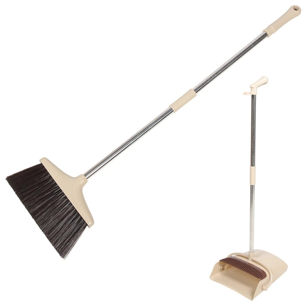 Broom Dustpan Set Office Broom Set For Home House Cleaning Kit-