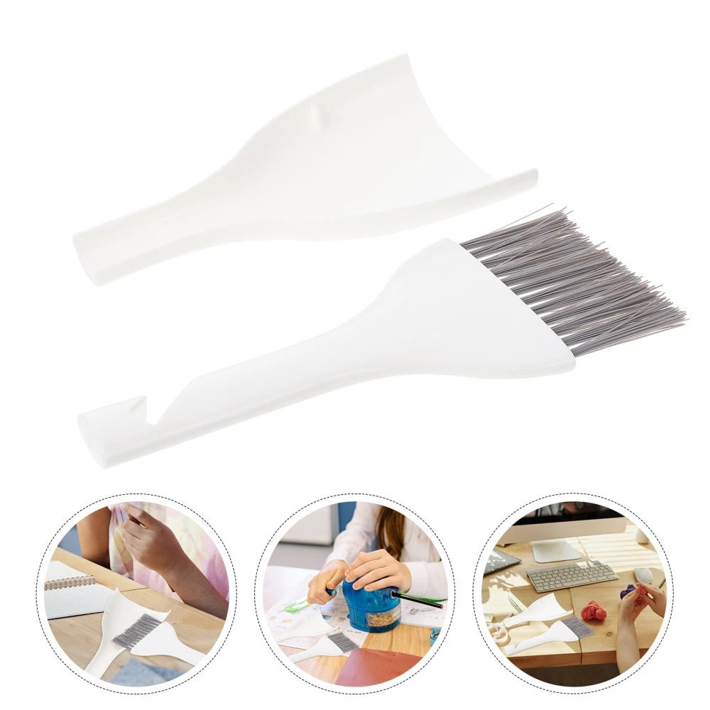 3 Sets Mini Dustpan Broom Table Cleaning Kit Small Hand Brush for