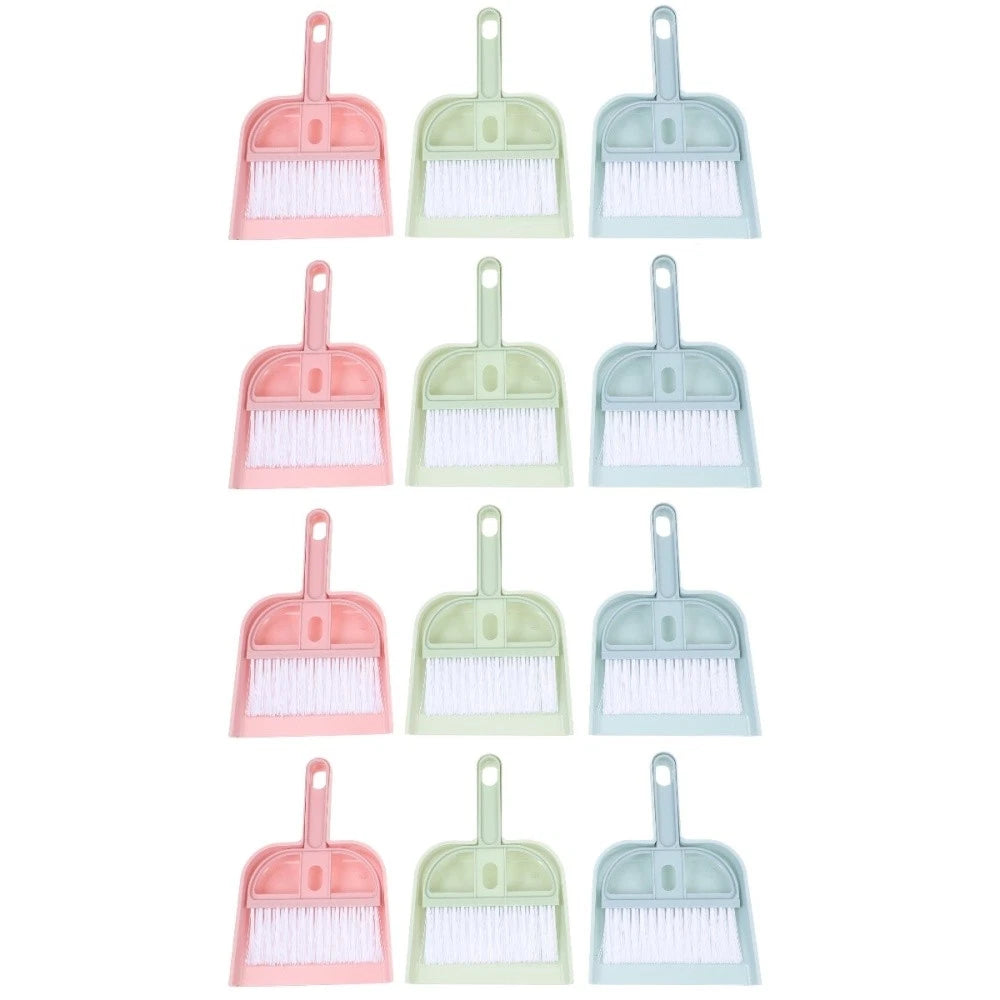 6 Sets Cleaning Artifact Set Broom With Shovel Small And Dustpan-