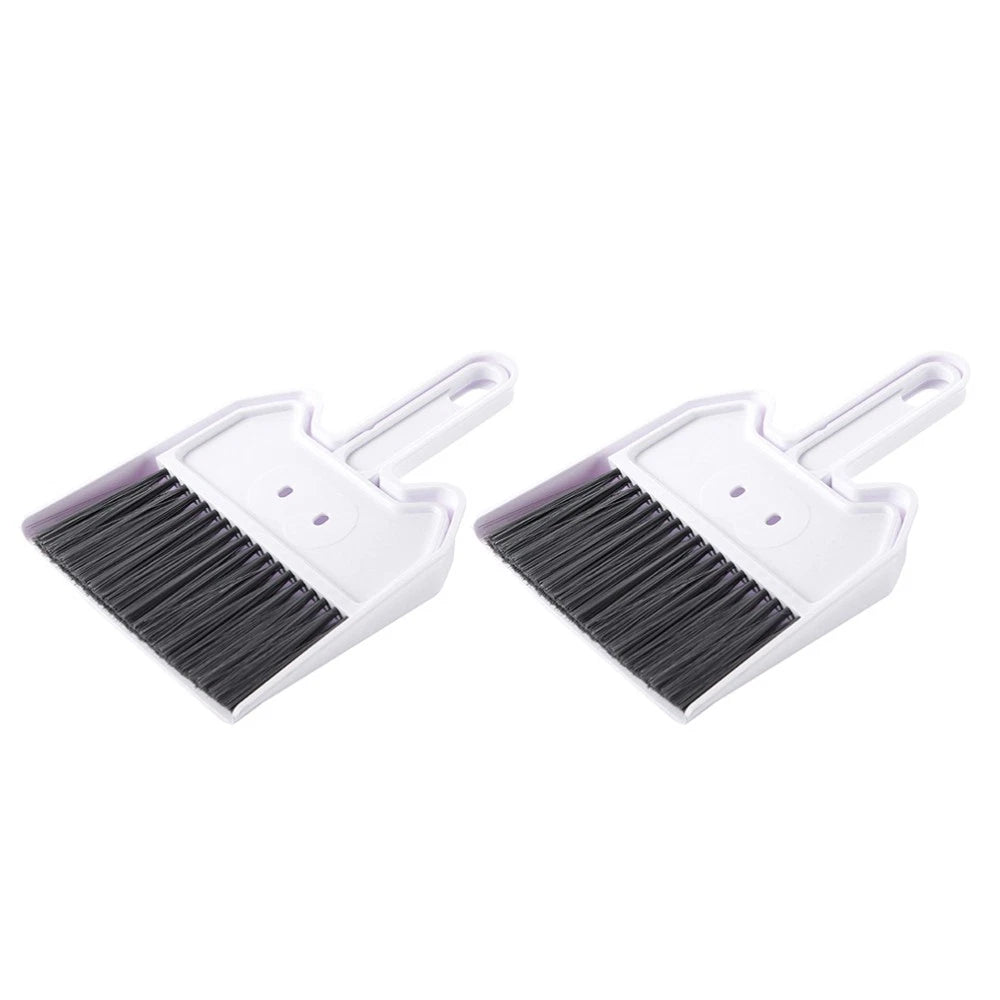2 Sets Keyboard Cleaning Brush Kids Desktop Cleaning Broom With Scoop-