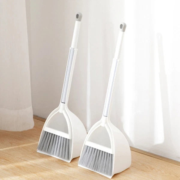4 Pcs Small Broom and Dustpan Set Child Cleaning Supplies for Kids