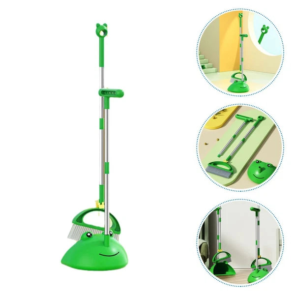 Children's Broom Set Toddler Baby Cleaning Tool Floor Dust Brush